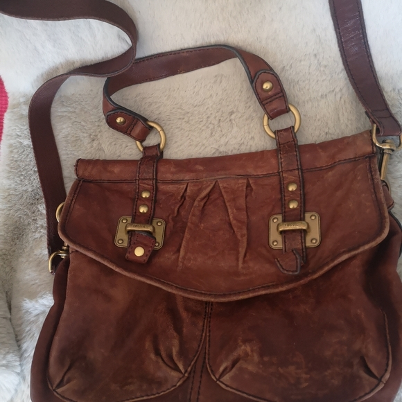 fossil leather crossbody bag - Picture 4 of 14